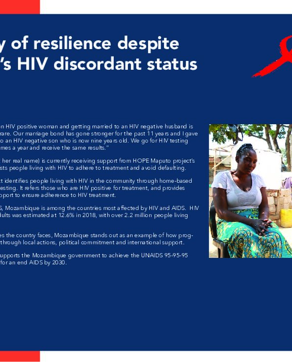 A story of resilience despite couples HIV discordant status